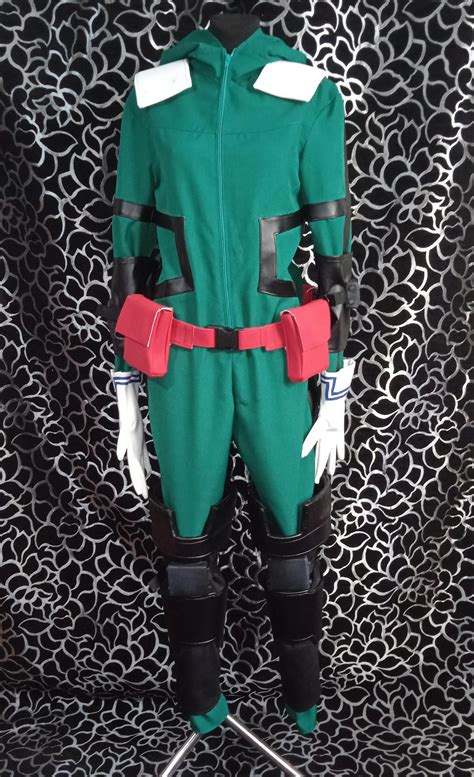 Deku Izuku Midoriya Traje De Cosplay My Hero Academia Etsy