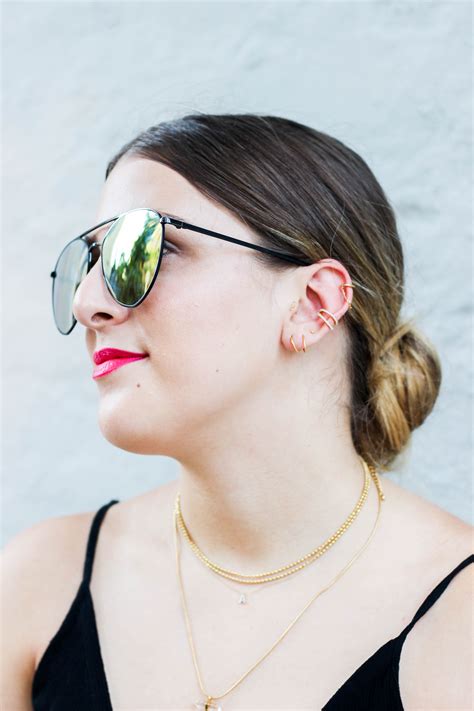 Wear It Wednesday Ways To Stack Earrings Simply Audree Kate