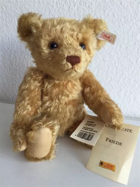 STEIFF TEDDYBÄR PEACE limitierte Edition NEU mit Etikett EUR 125 00