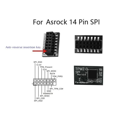 Hfes Tpm Encryption Security Module Remote Card Pin Spi Tpm