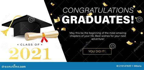 Congratulations Banner Graduation Stock Illustrations – 5,460 ...