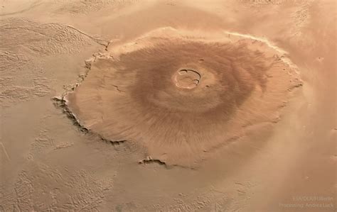 Apod April Olympus Mons Largest Volcano In The Solar System