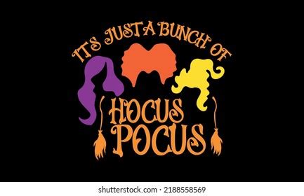 Just Bunch Hocus Pocus Sanderson Sisters Stockvector Rechtenvrij