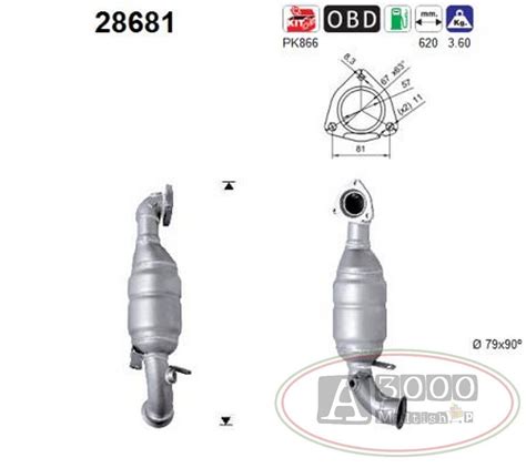 Catalizzatore DFC PEUGEOT 207CC 1 6i 16V THP 1598 Cc 115 Kw 156 Cv