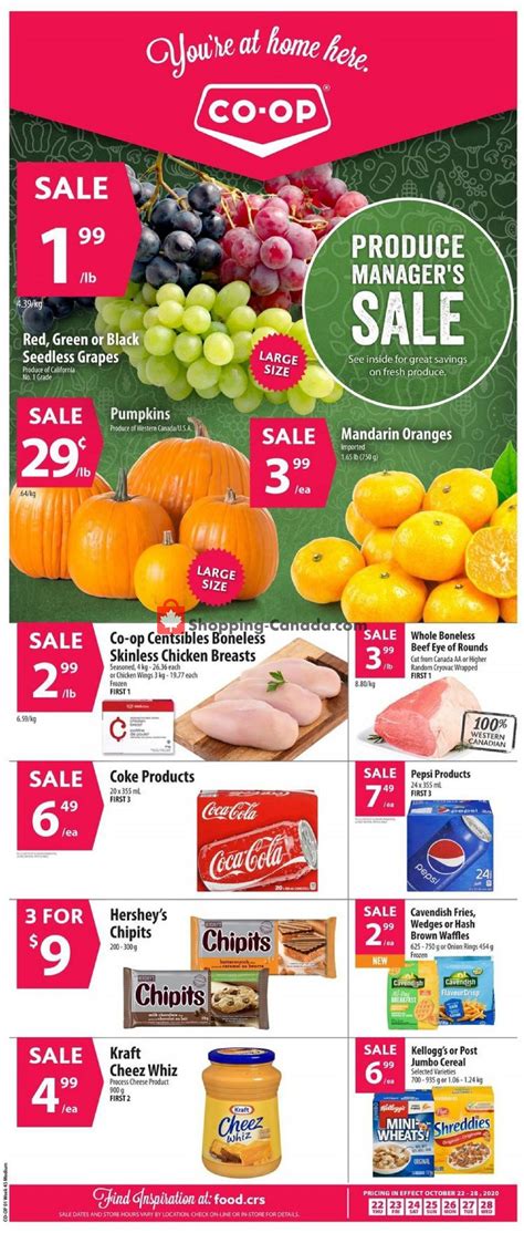 Co-op Canada, flyer - (Food - Produce Managers Sale - ON): October 22 ...