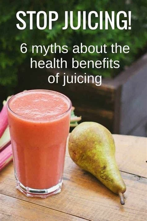 stop juicing! 6 myths about the health benefits of juicing - Smart ...