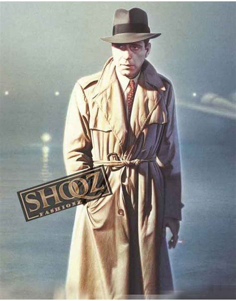 Bogart Trench Coat Casablanca Brown Trench Coat