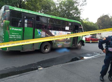 Muere Hombre Tras Ser Atropellado Por Camión De Pasajeros En Cdmx N