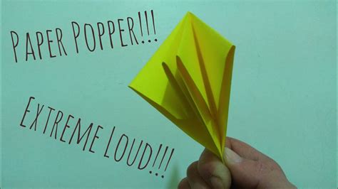 Origami Paper Popper