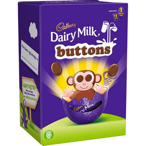 Cadbury Dairy Milk Button Easter Egg 98g Treasureislandsweets Co Uk