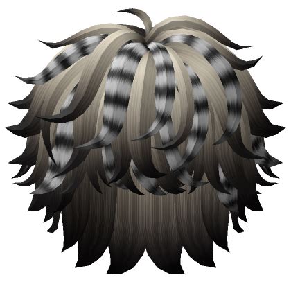 Black Blonde Scene Emo Messy With Raccoon Hair Roblox Item Rolimon S