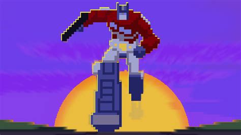 Minecraft Pixel Art Transformers