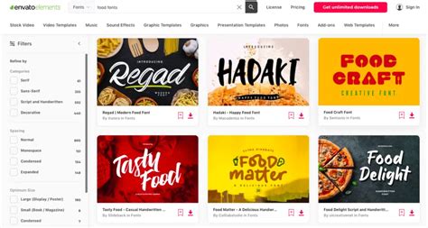 40+ Best Food Fonts for Delectable Designs