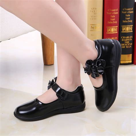 Shop Children Princess Shoe Girls Soft Bottom Leather School Shoes