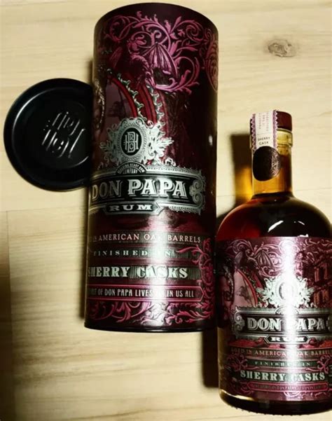 Don Papa Sherry Cask Liter Vol In Tube Eur