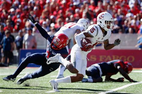 Wsu Vs Arizona Final Score Cougars Defeat Wildcats 45 42 Cougcenter