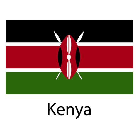 Kenya National Flag PNG & SVG Design For T-Shirts