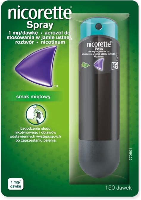 Nicorette Spray Aerozol do stosowania w jamie ustnej 1mg dawkę 13 2 ml