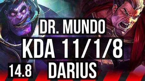 Dr Mundo Vs Darius Top Solo Kills Godlike Na