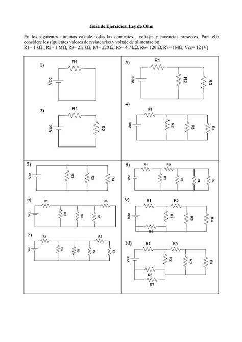 Pdf Guia De Ejercicios De Ley De Ohm Dokumen Tips