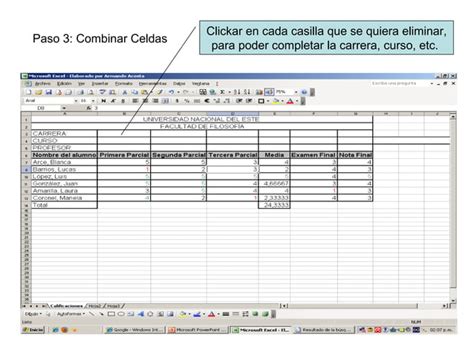 Curso Basico De Excel Ppt