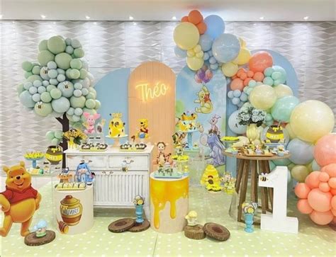 Temática de winnie de poop Aniversário winnie the pooh Decoração