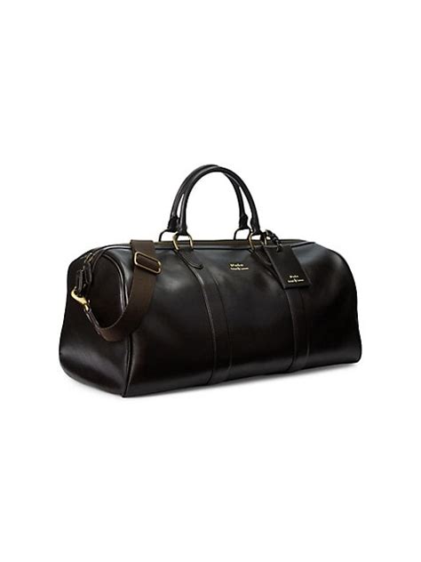 Smooth Leather Duffle Bag