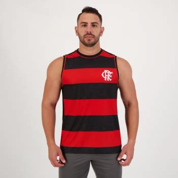 Regata Flamengo Paid Preta E Vermelha FutFanatics