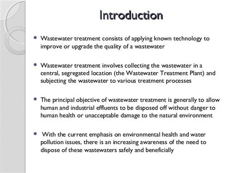 Primary And Secondary Wastewater Treatment