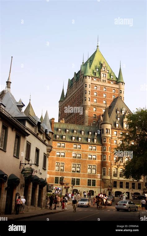 The Chateau Frontenac Hotel, Quebec City, Quebec Stock Photo - Alamy