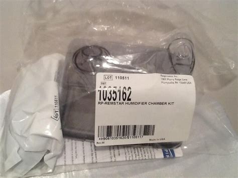 1035162 Rp Remstar Humidifier Chamber Kit Factory Sealed And 1035467 Respironicsinc