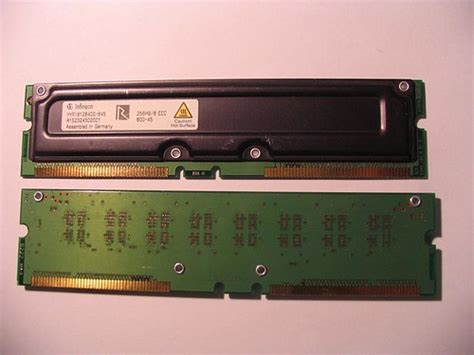 Infineon 512MB 2 X 256MB RDRAM RIMMS PC800 45 ECC Flickr