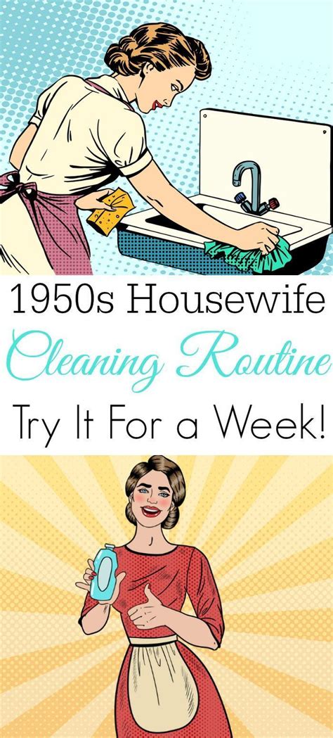 Try This A Real 1950s Housewife Cleaning Schedule Artofit