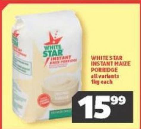 White Star Instant Maize Porridge Kg Offer At Usave