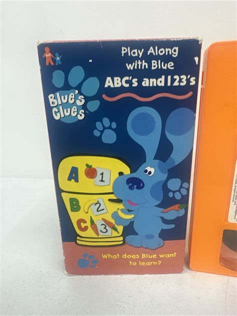 Blues Clues Abcs And S Vhs Ebay