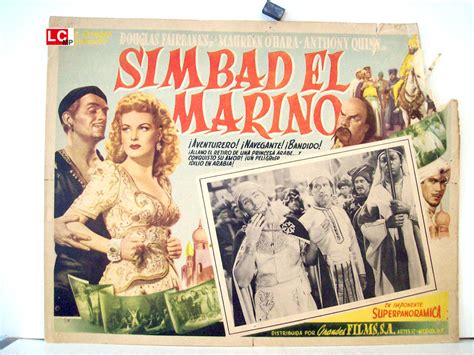 SIMBAD EL MARINO MOVIE POSTER SINBAD THE SAILOR MOVIE POSTER