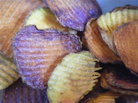 Baked Blue Potato Chips | Laura Rebecca's Kitchen