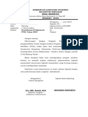 Detail Contoh Surat Permohonan Ke Bpn Koleksi Nomer