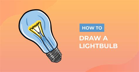 How To Draw A Lightbulb Design School