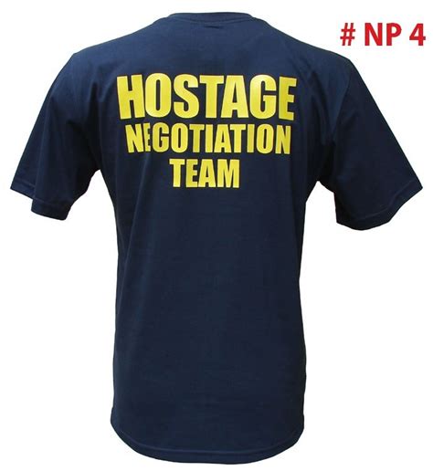 Camiseta Nypd Hostage Negotiation Team R 6136 Em Mercado Livre