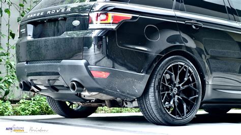 Black Land Rover Range Rover Brixton Forged