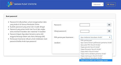 Ini Panduan Cara Isi Data Di Sensus Bps Go Id Sensus Penduduk 2020