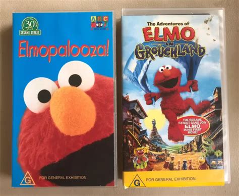 THE ADVENTURES OF Elmo in Grouchland UK VHS tape (sealed): Sesame ...