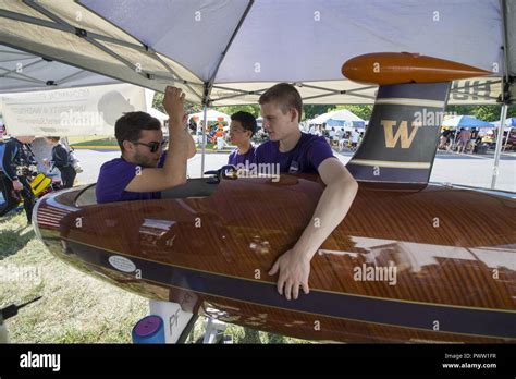 Second Day Of The International Human Powered Submarine Races In The David Taylor Model Basin At