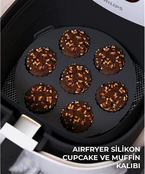 Par A Silikon Mutfak Seti F R N Tutacak Airfryer Muffin B Lmeli Kal P