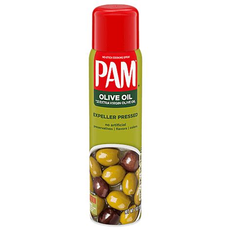 Pam Expeller Pressed Olive Oil No Stick Cooking Spray Oz Cooking