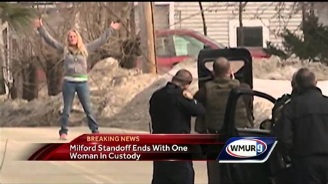 Woman In Custody After Milford Standoff Youtube