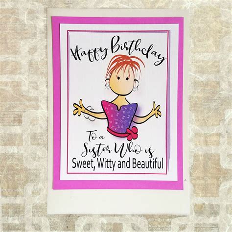 The top 22 Ideas About Funny Birthday Cards for Sister - Home, Family ...