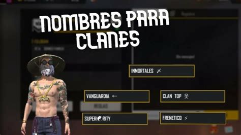 Nombres Para Clanes De Free Fire Que Den Miedo 2025 MyTruKo