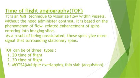 Magnetic Resonance In Angiography Ppt